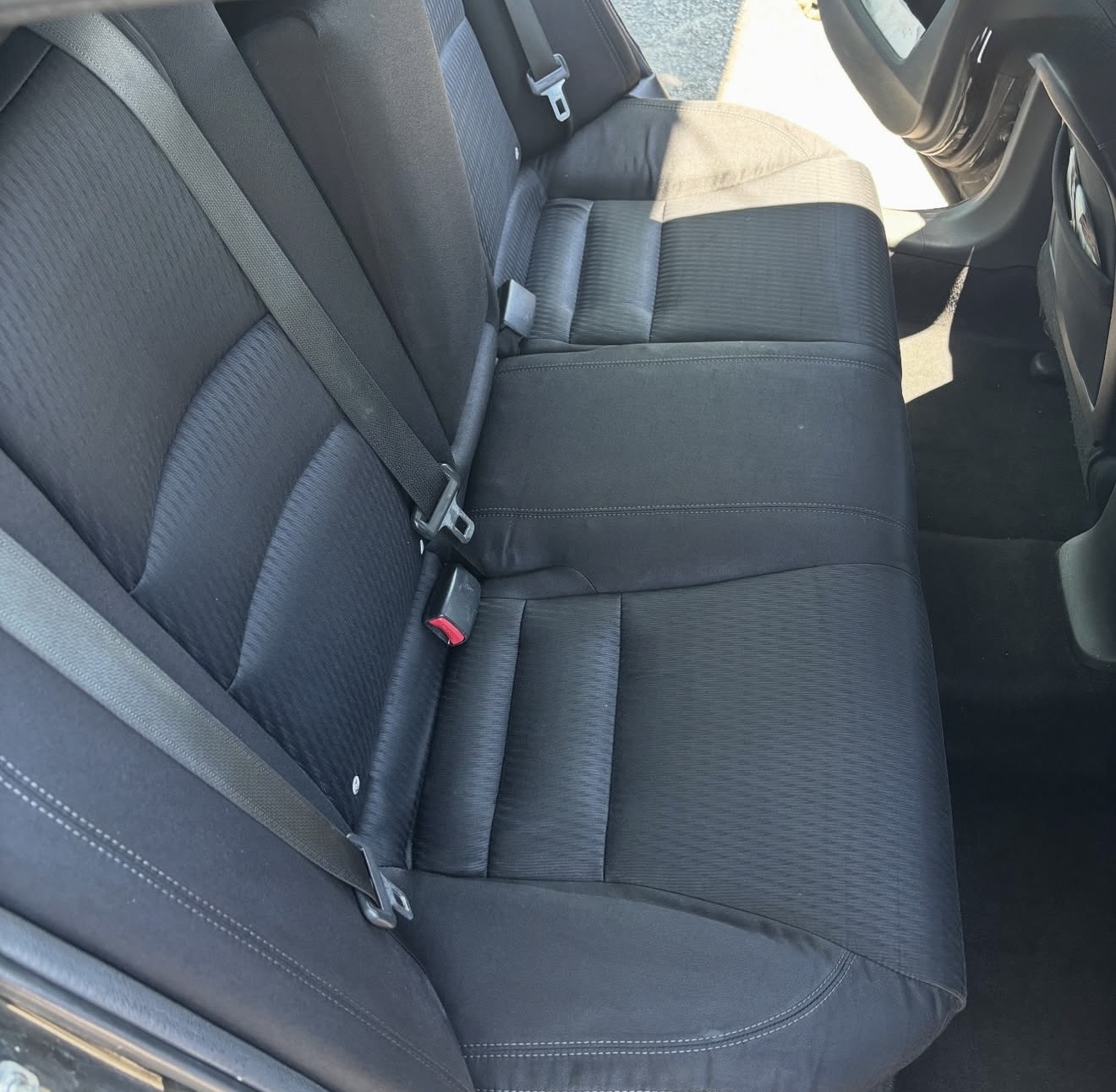 Clean vehicle interior after detailing